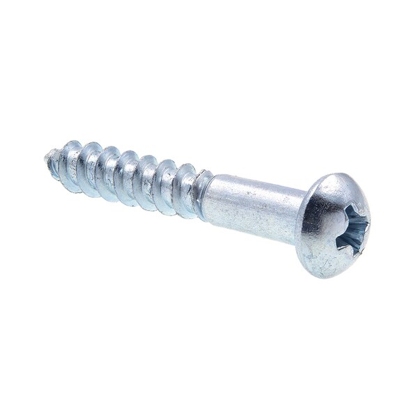 Prime-Line Wood Screw Round Head Phillip Drive No. 10 X 1-1/4in Zinc Plated Steel 50PK 9208351 - main
